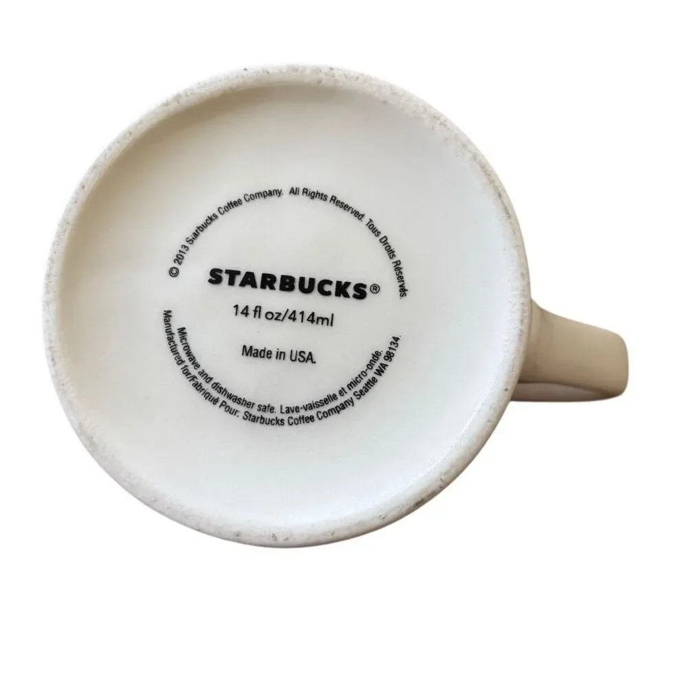 Starbucks 2013 14oz  Limited Edition Heavy Coffee Mug